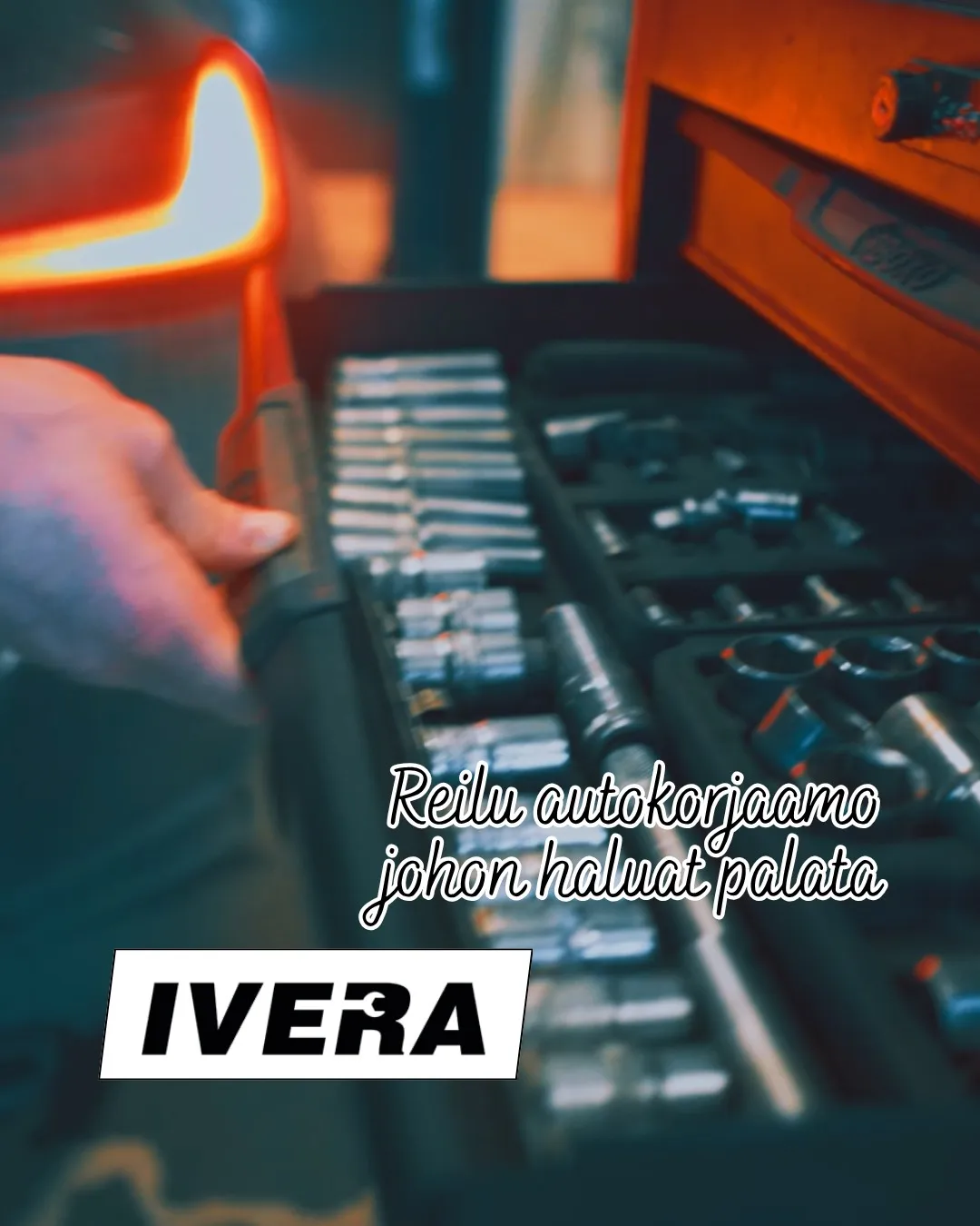 IVERA Autohuollon Instagram-julkaisu